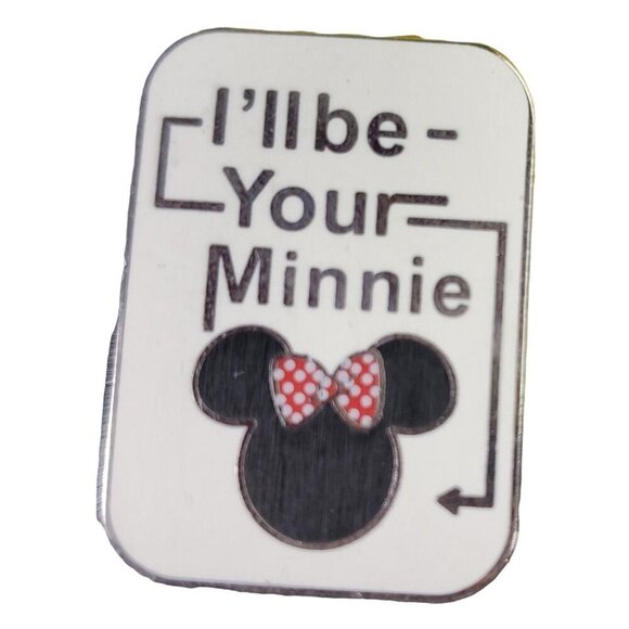 Disney Minnie Mouse Trading Pin I ll Your Mouse Icon Lapel Pin Badge Brooch Pin - Picture 1 of 6